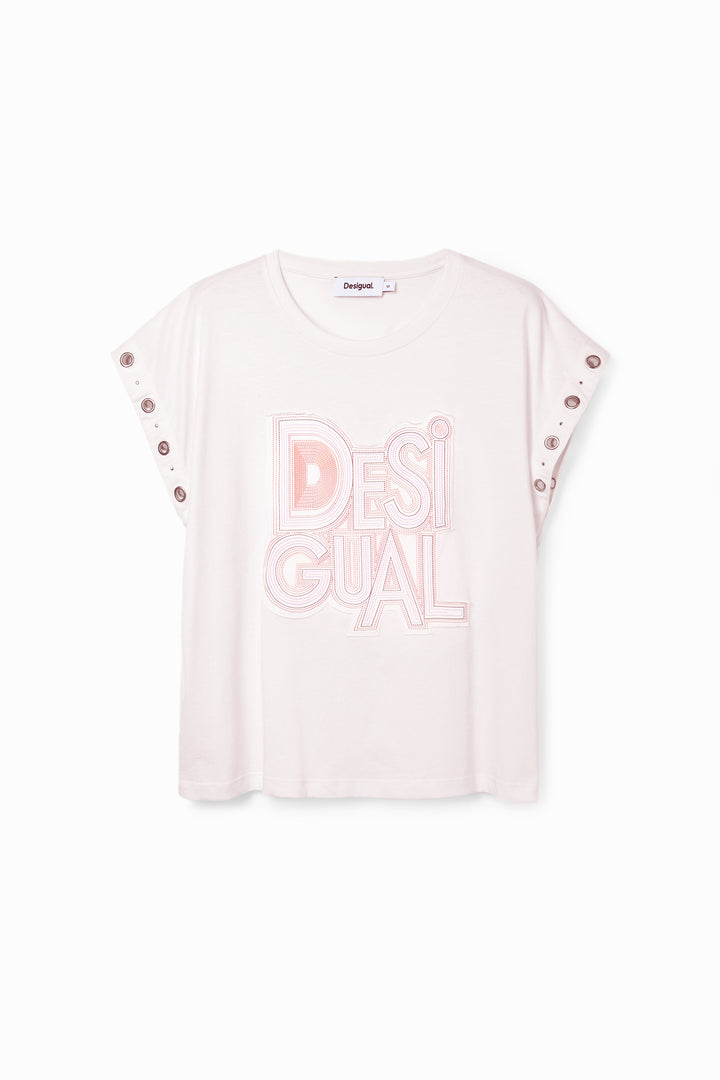 Desigual Logo patch T-shirt