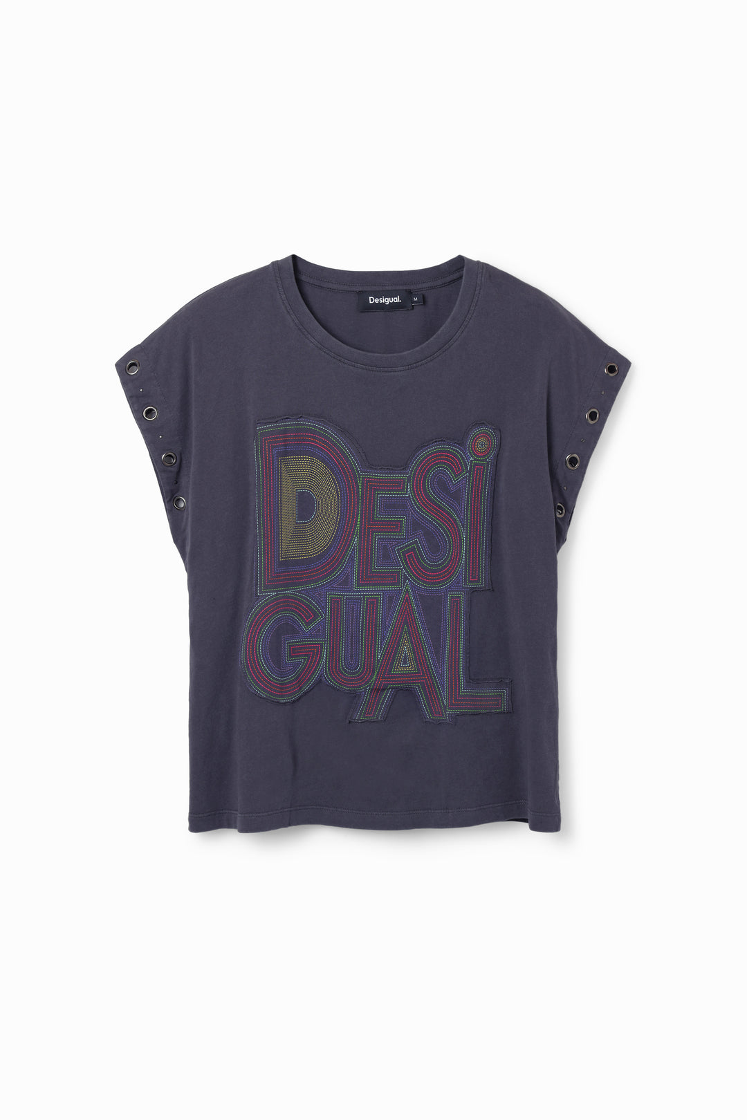 Desigual Logo patch T-shirt