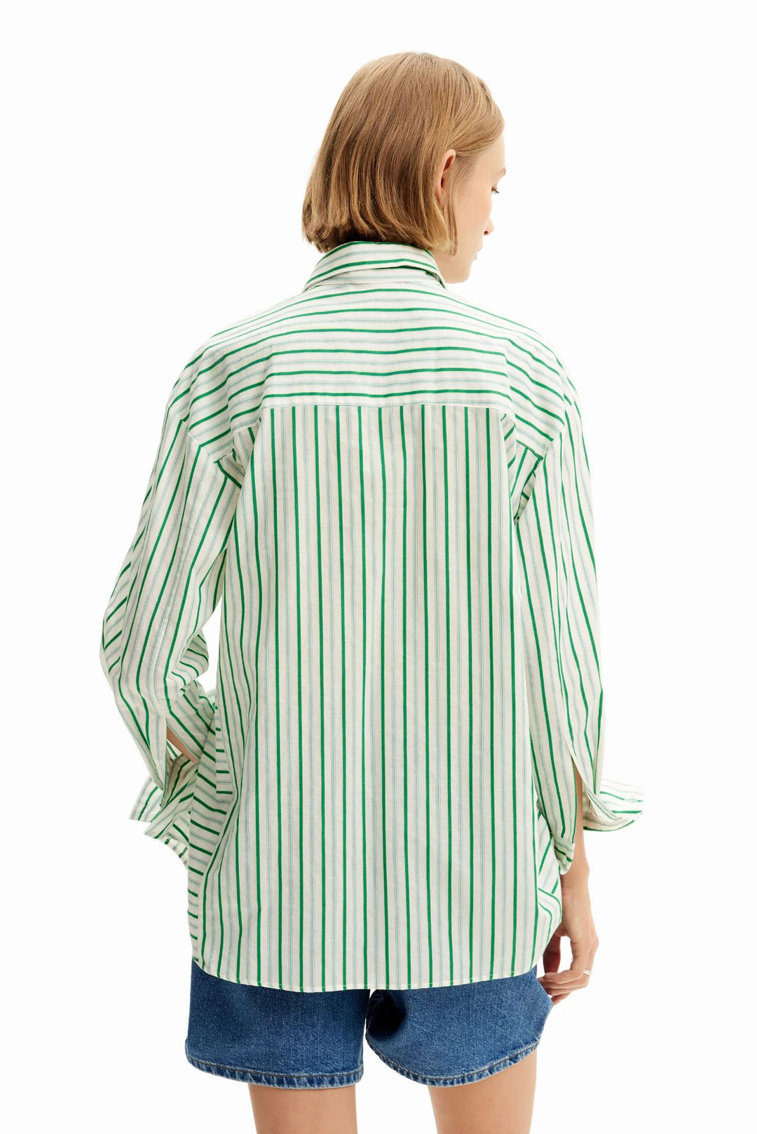 Desigual Oversize striped shirt