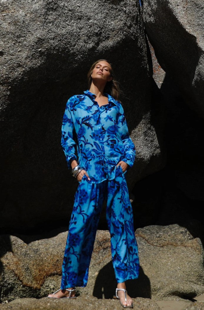 Oneseason Blue Milos Claudia Shirt