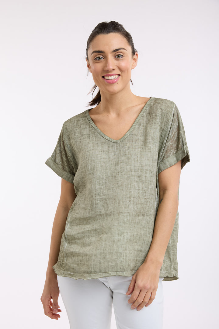 Love From Italy Calypso SS Top - MI