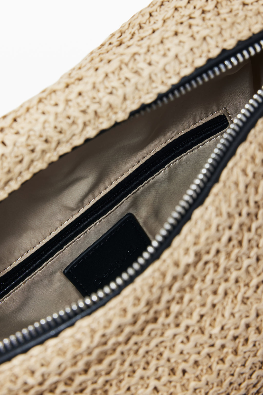 Desigual Raffia Shoulder Bag