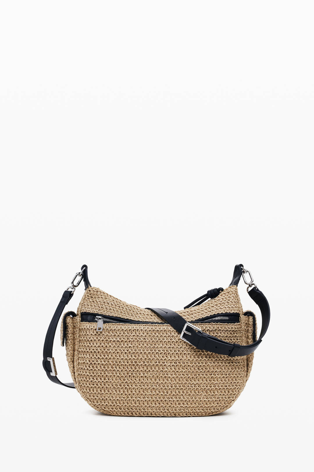 Desigual Raffia Shoulder Bag