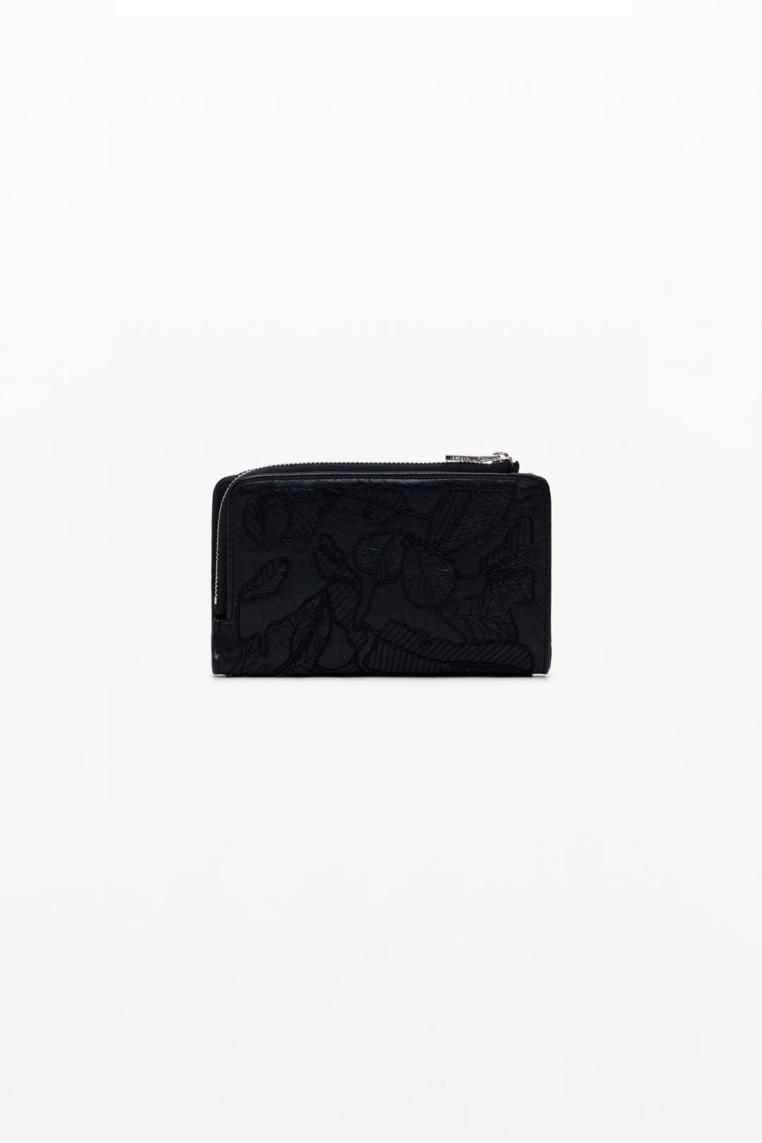 Desigual Embroidered Faux Leather Wallet