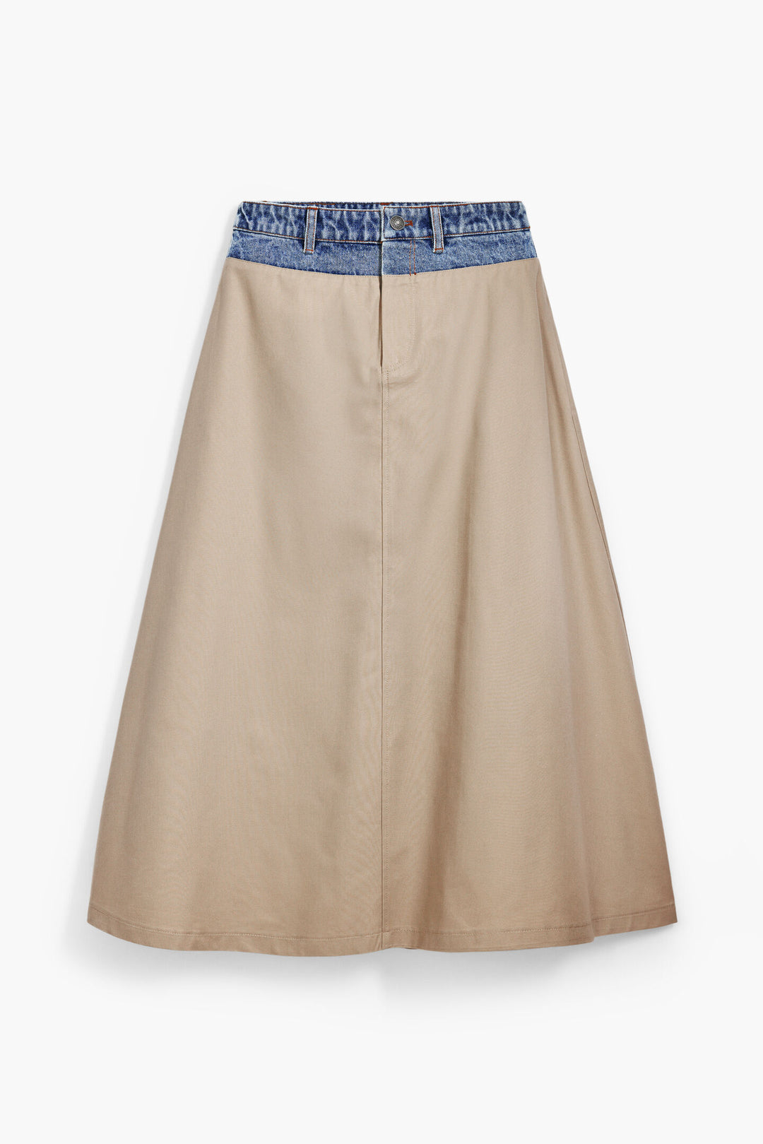 Desigual Barcelo Long Flared Skirt