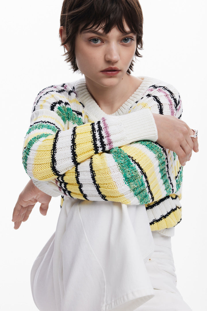 Desigual Gotemburgo Striped Sweater