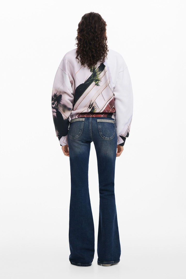 Desigual Patch Printed Sweatshirt