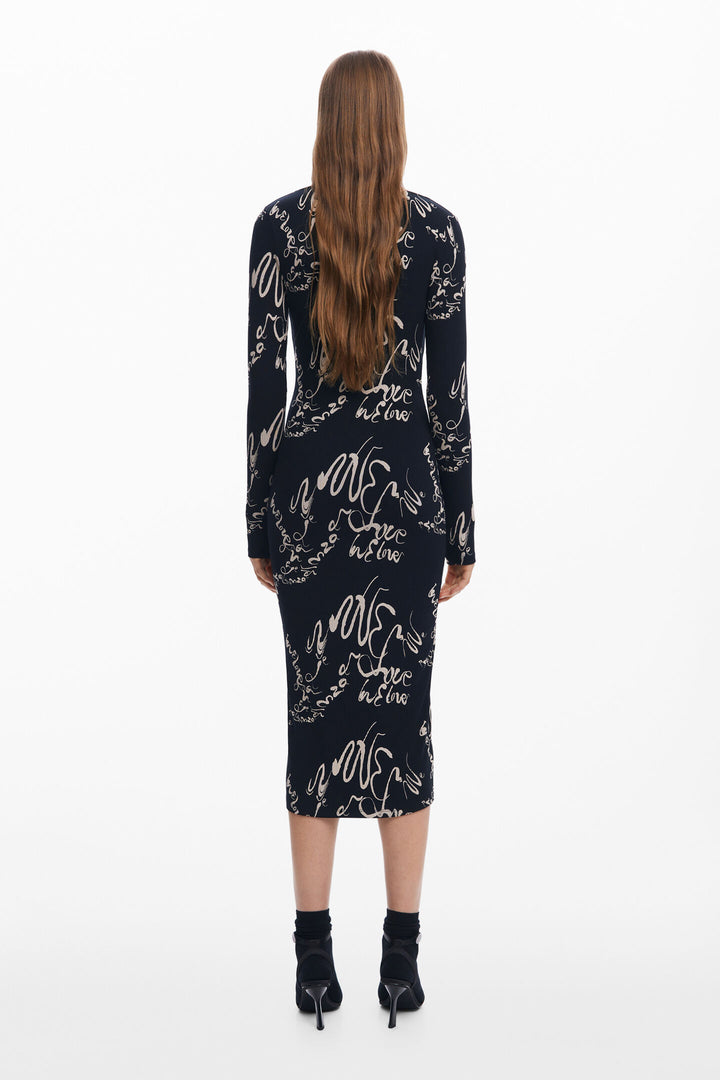 Desigual Valencia Square Neckline Dress