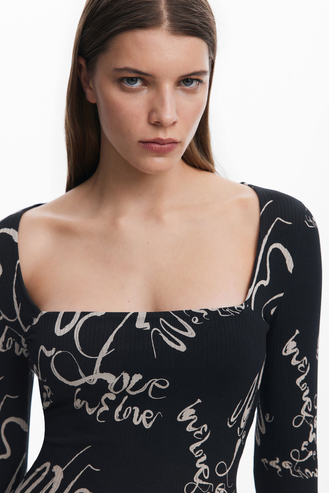 Desigual Valencia Square Neckline Dress