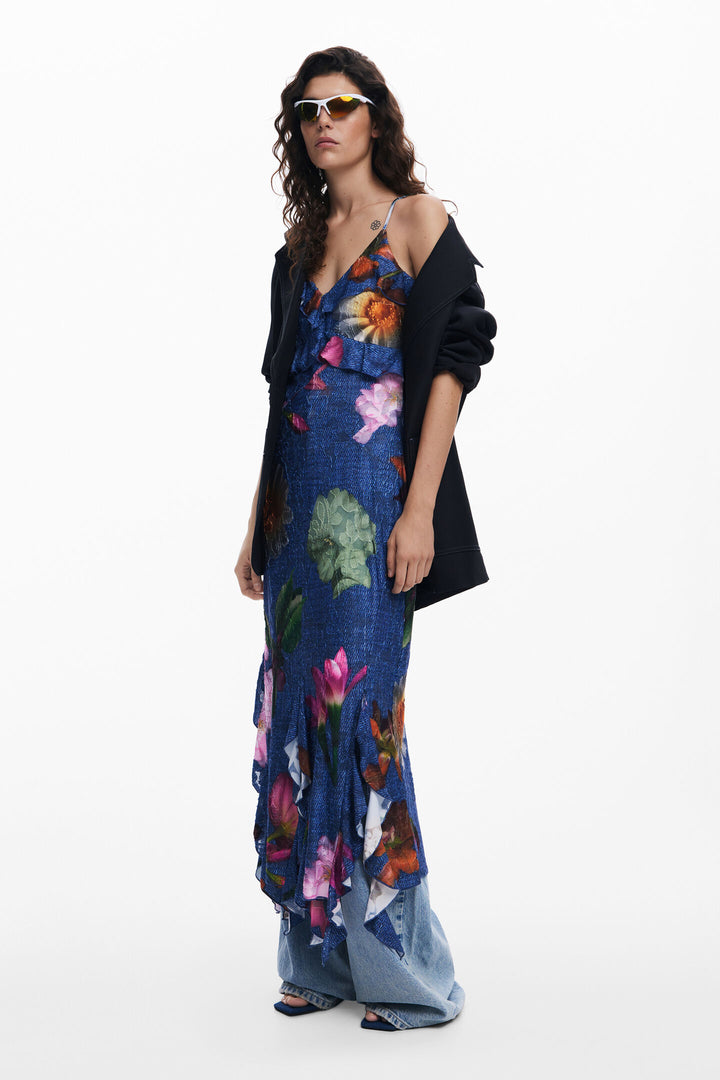 Desigual Apolo Floral Midi Dress