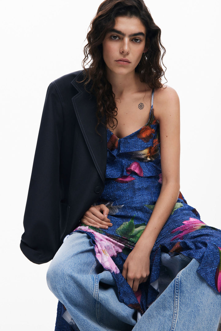 Desigual Apolo Floral Midi Dress