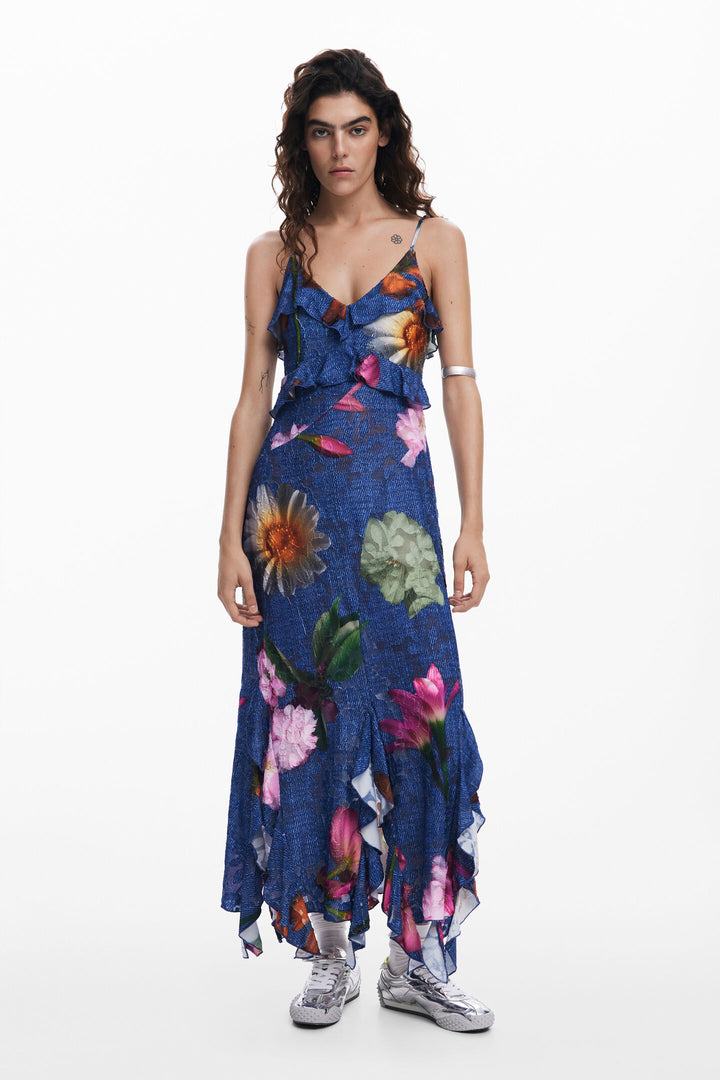 Desigual Apolo Floral Midi Dress