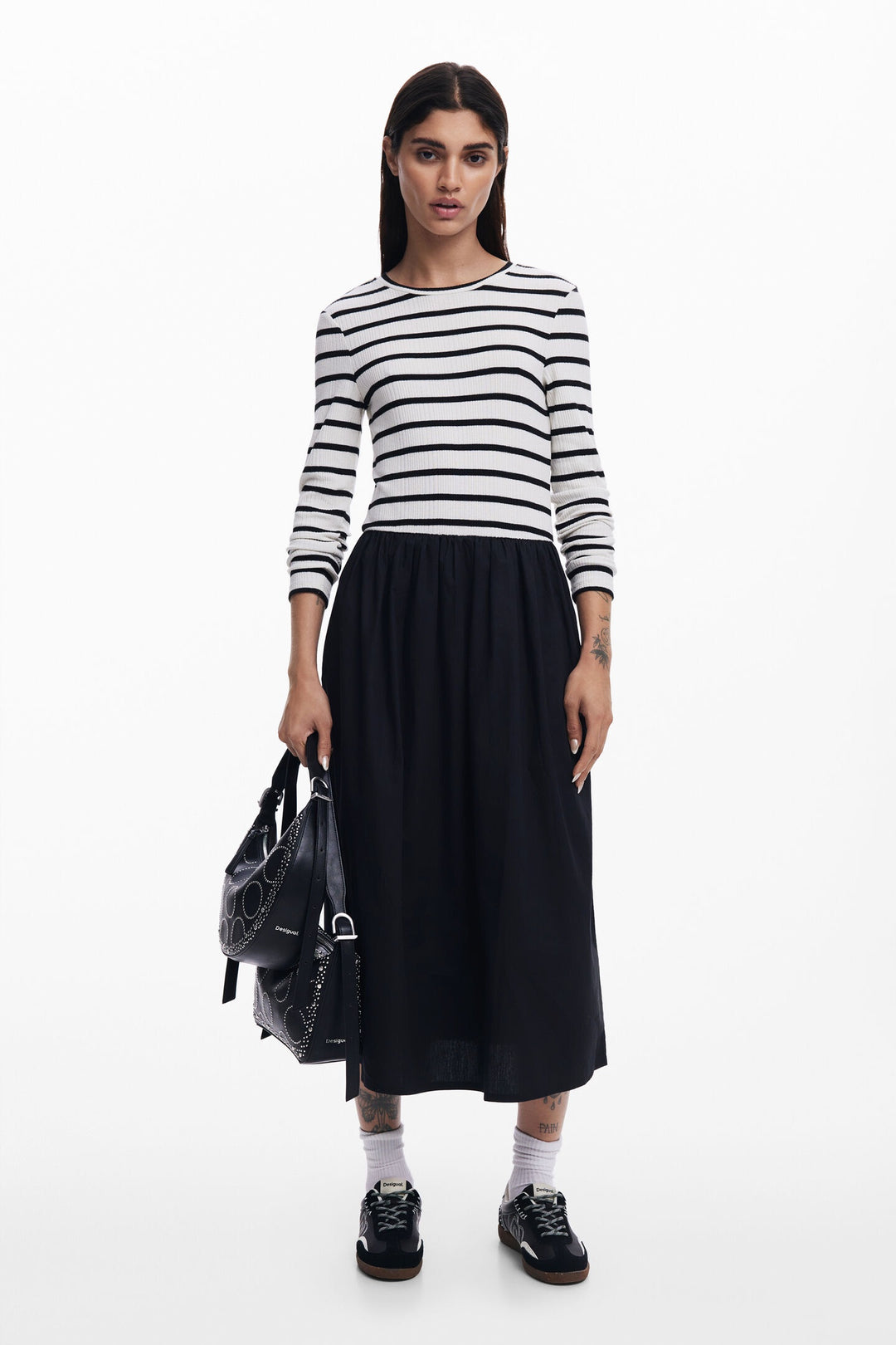 Desigual Monaco Combined Midi Dress