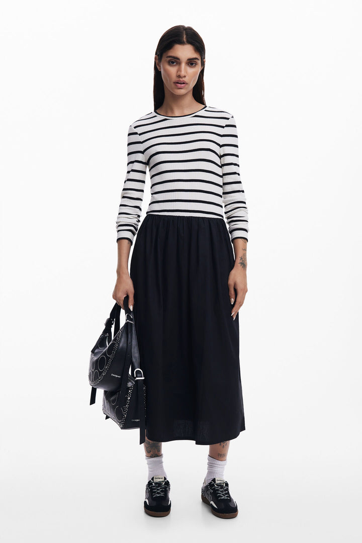 Desigual Monaco Combined Midi Dress