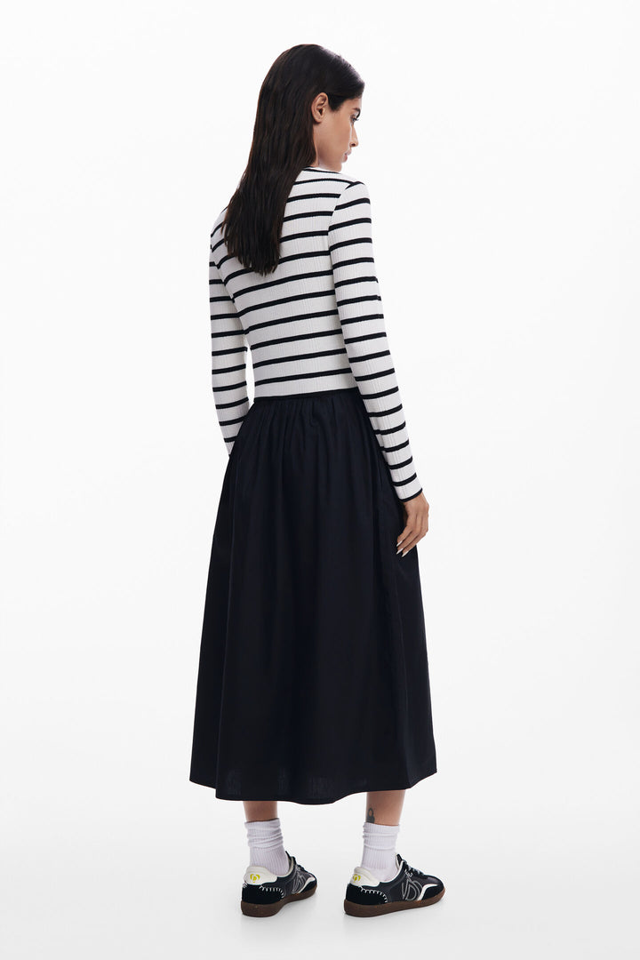 Desigual Monaco Combined Midi Dress