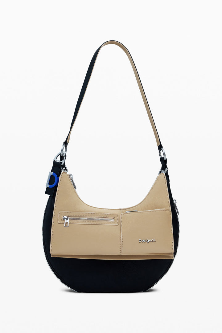 Desigual Detachable Two‑Tone Bag