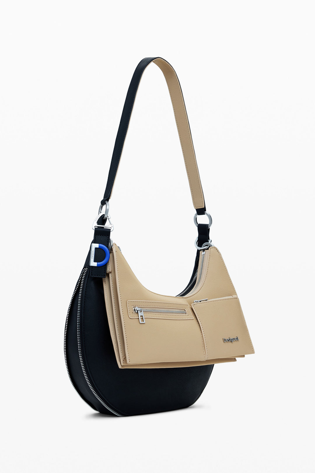 Desigual Detachable Two‑Tone Bag