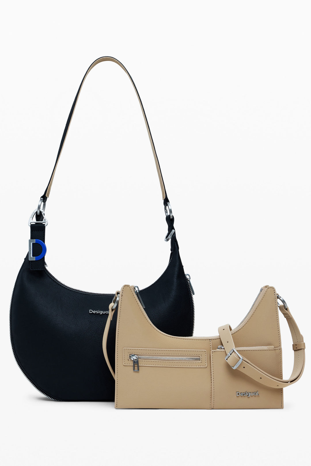 Desigual Detachable Two‑Tone Bag