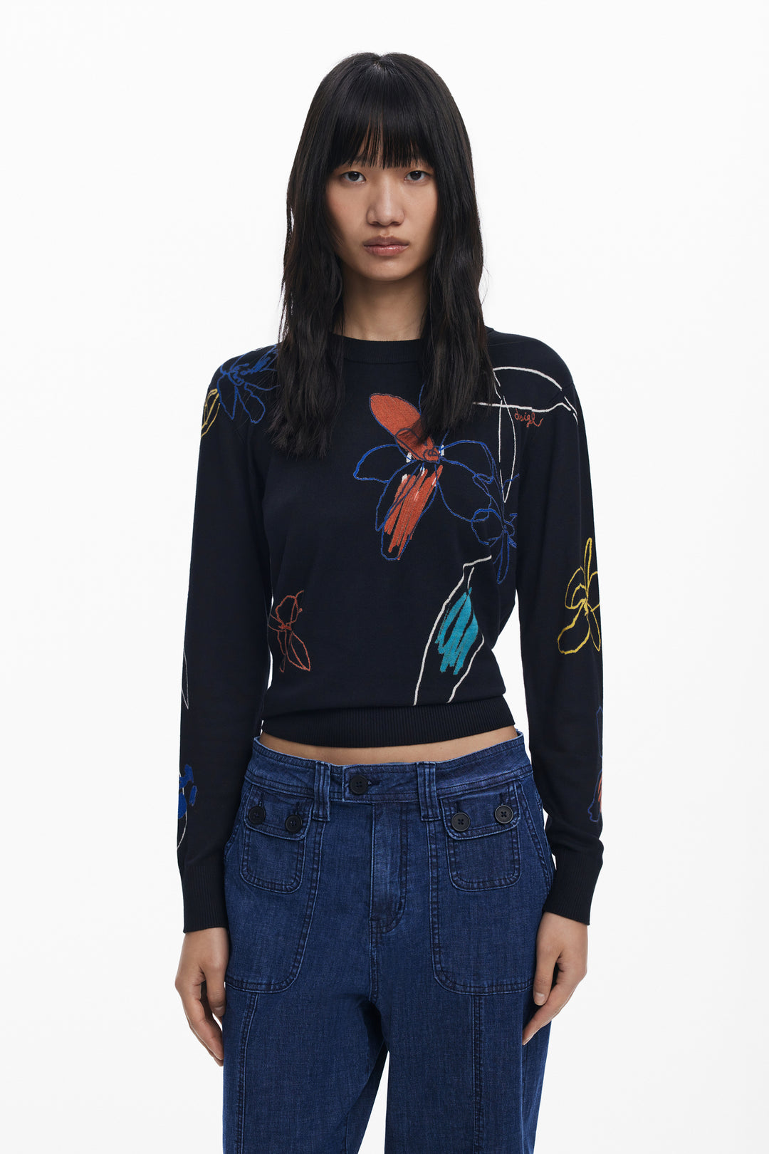 Desigual Jogger Jeans with Cuffs