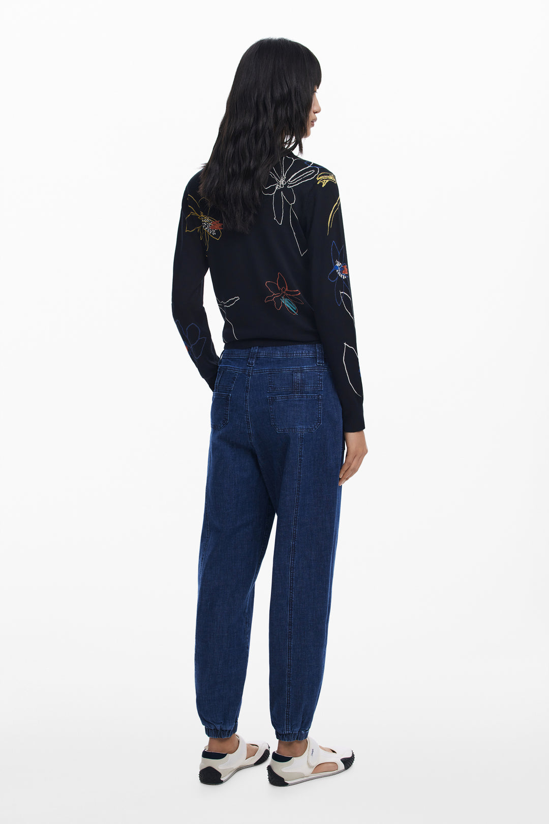 Desigual Jogger Jeans with Cuffs