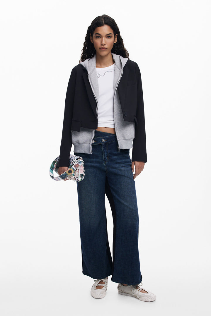 Desigual Combined Flare Jeans