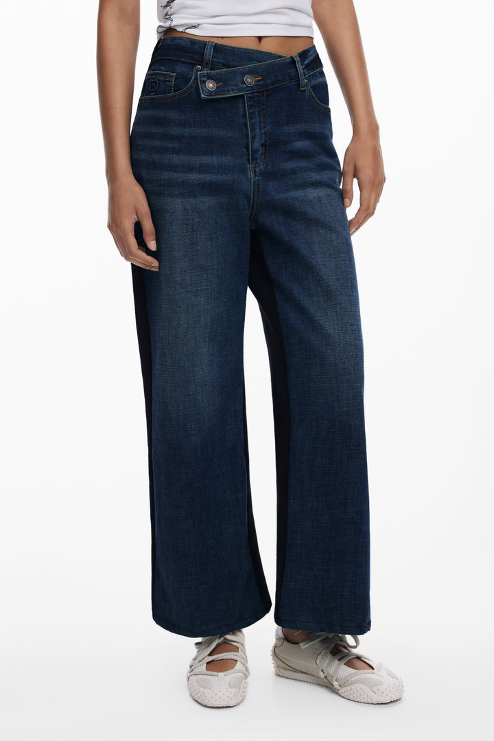 Desigual Combined Flare Jeans