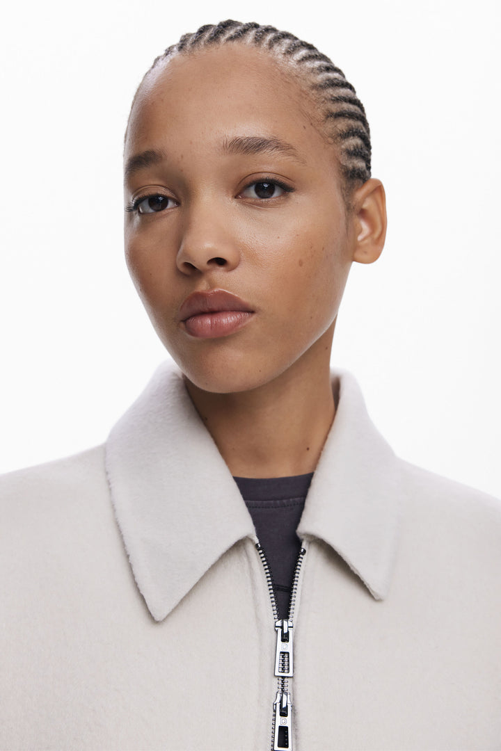 Desigual Light Combined Cloth Coat