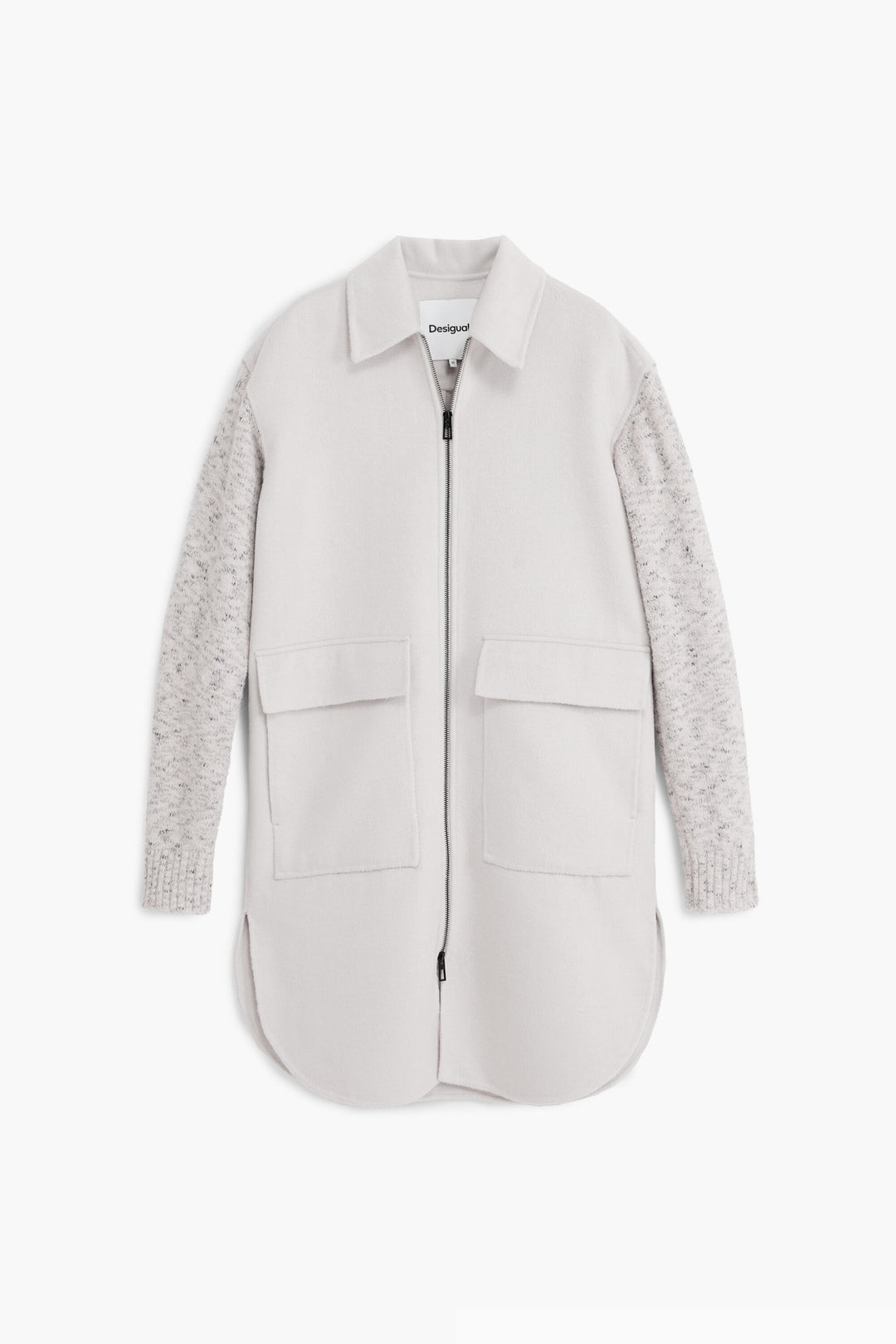 Desigual Light Combined Cloth Coat