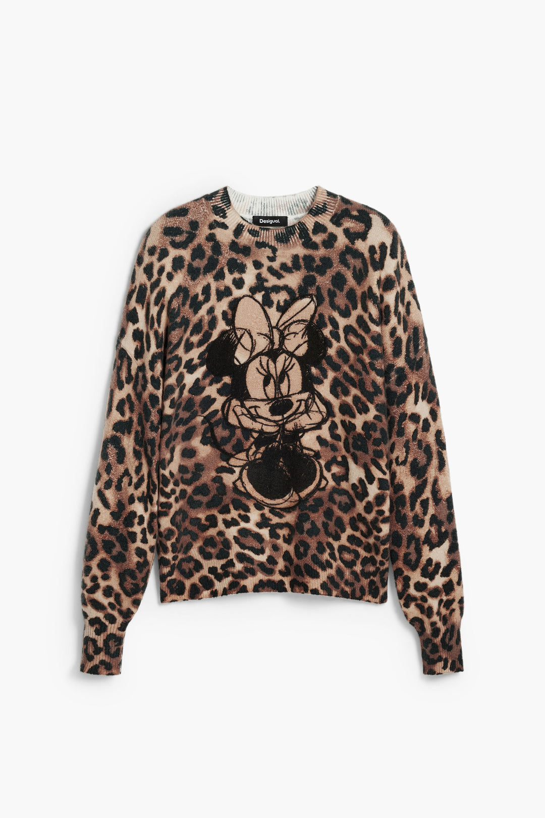 Desigual Minnie animal print sweater