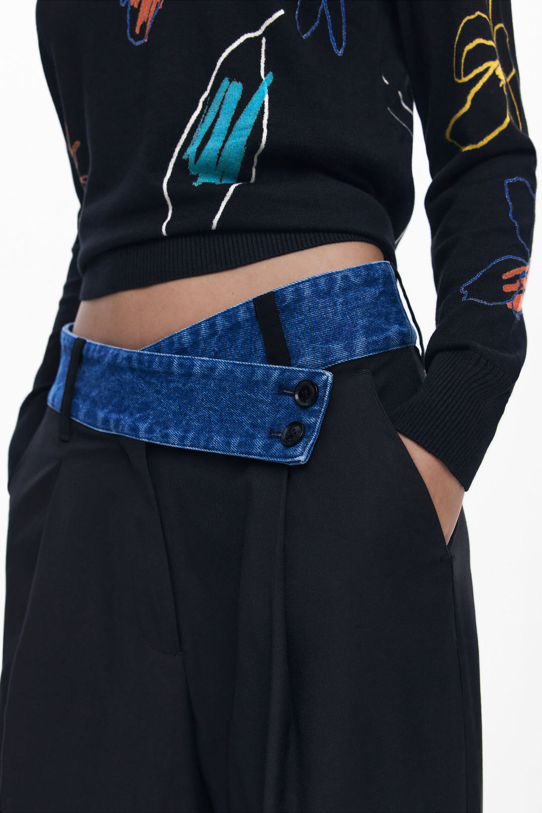 Desigual Tailored Pants Combined