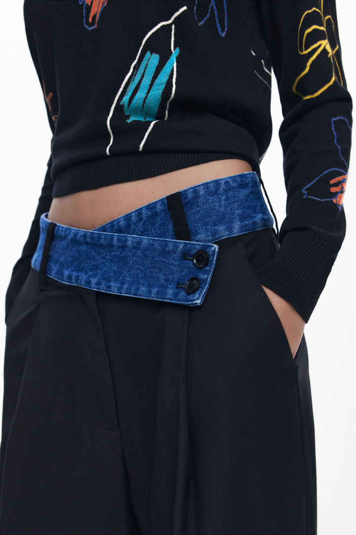 Desigual Tailored Pants Combined