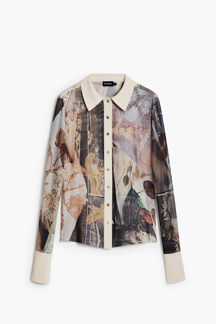 Desigual Chiffon Cuff Shirt
