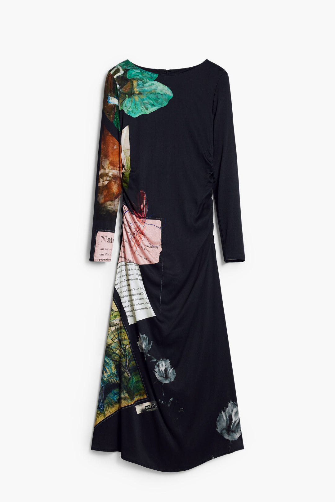 Desigual Collage Asymmetrical Dress