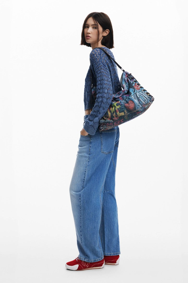 Desigual Large Graffiti Bag