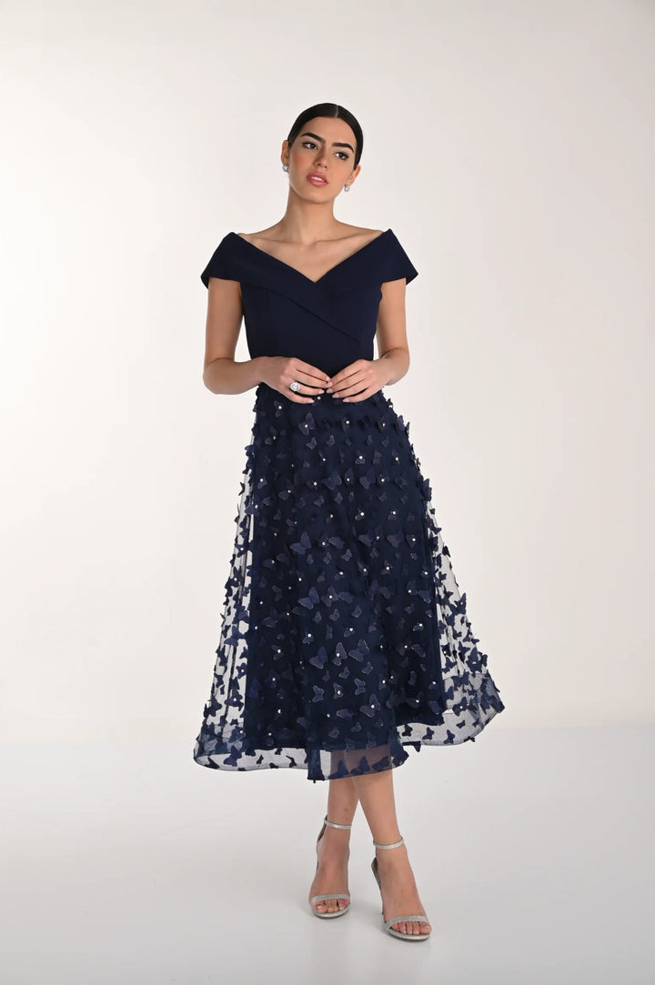 Frank Lyman Midnight Knit Dress