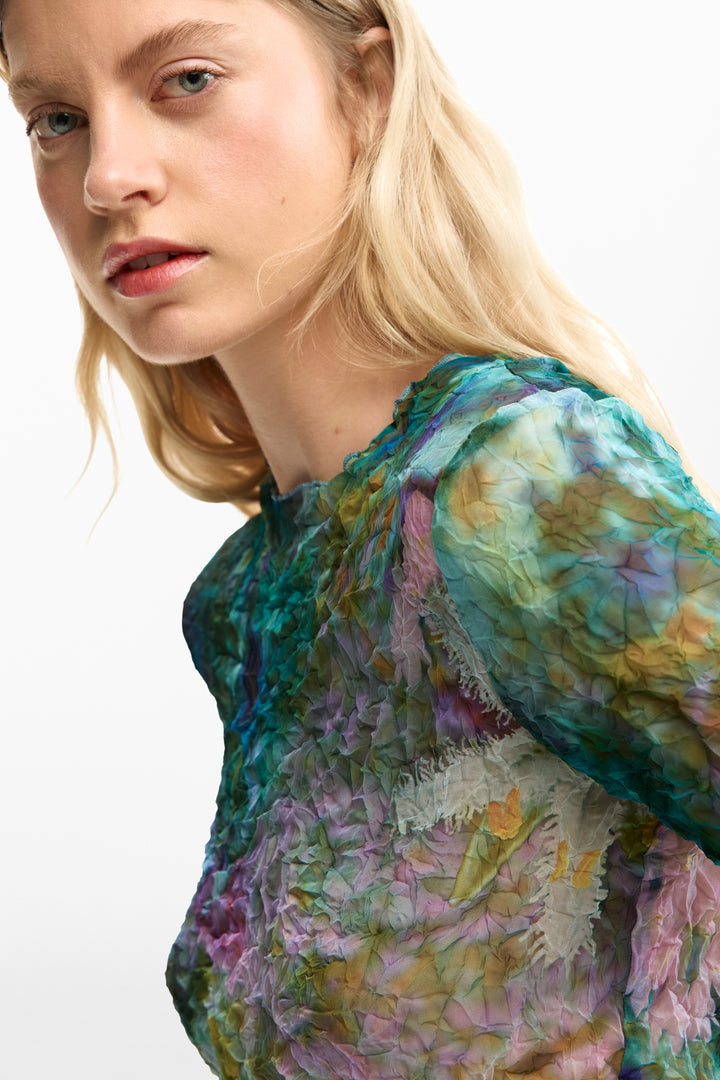 Desigual Floral textured Top