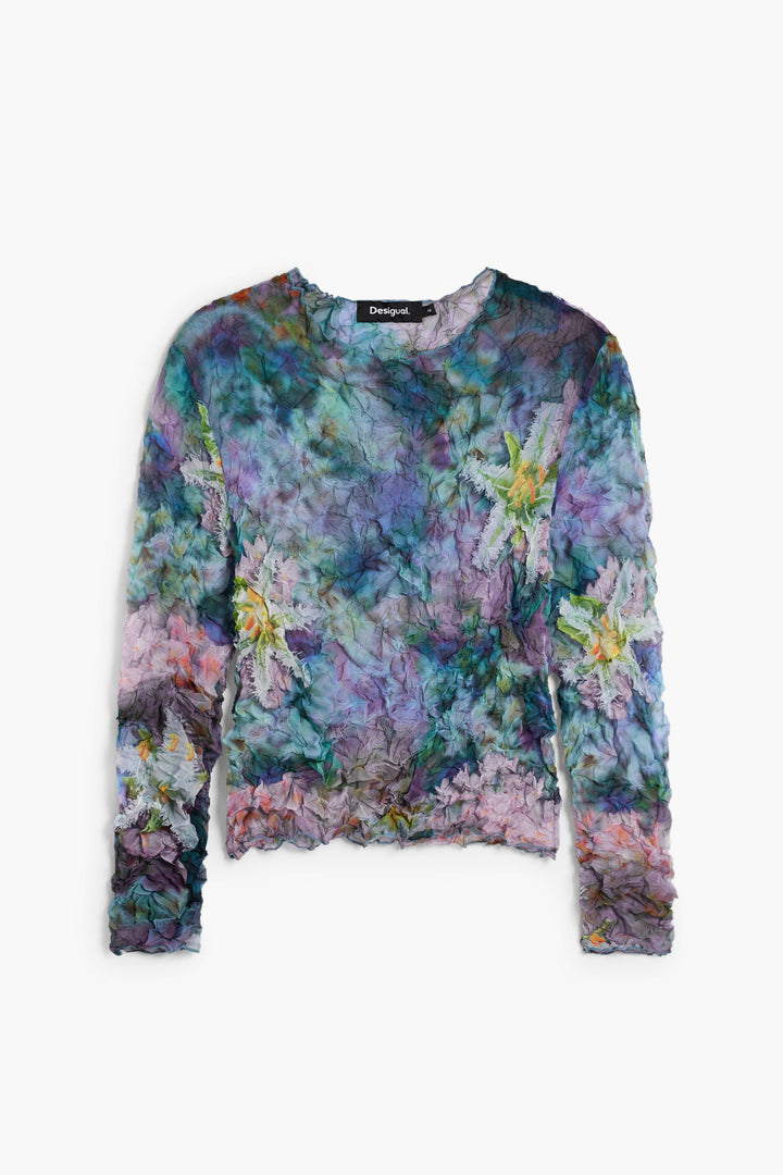 Desigual Floral textured Top