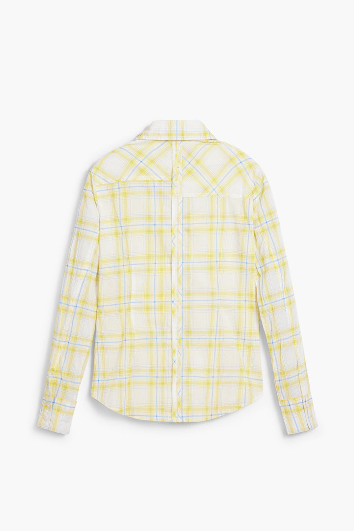 Desigual Checkered shirt - Yellow