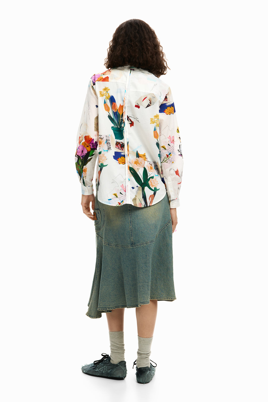 Desigual flowers collage Shirt