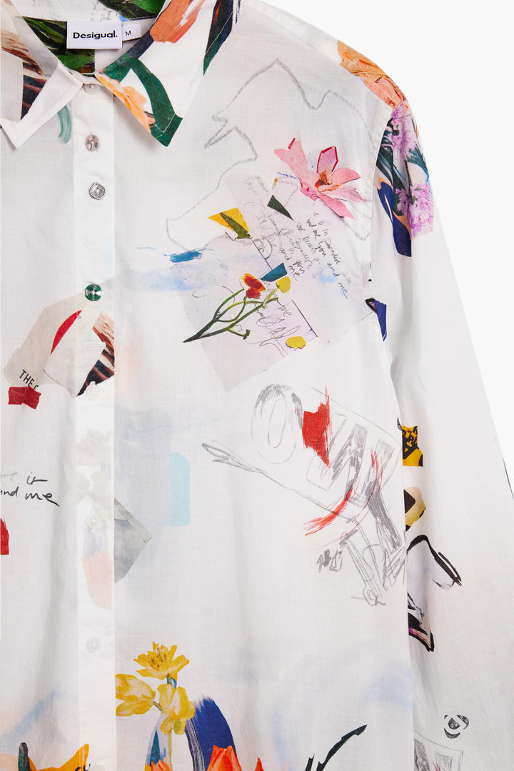 Desigual flowers collage Shirt