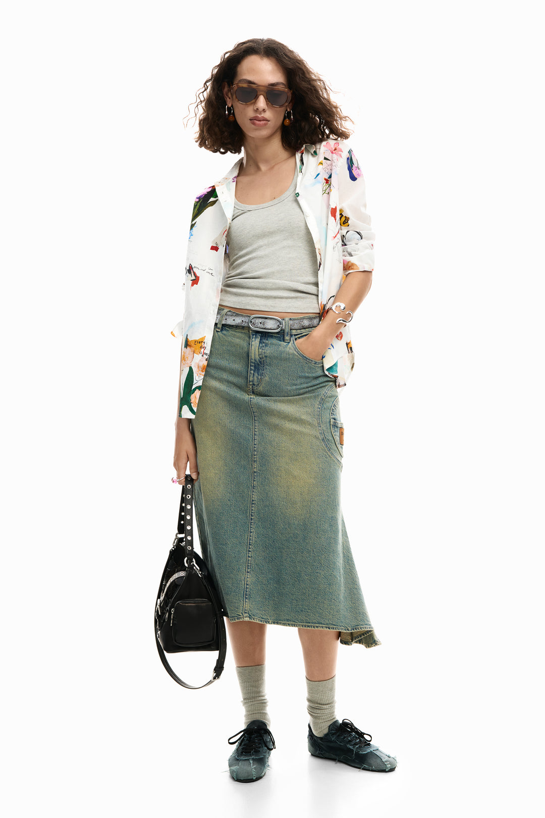 Desigual flowers collage Shirt
