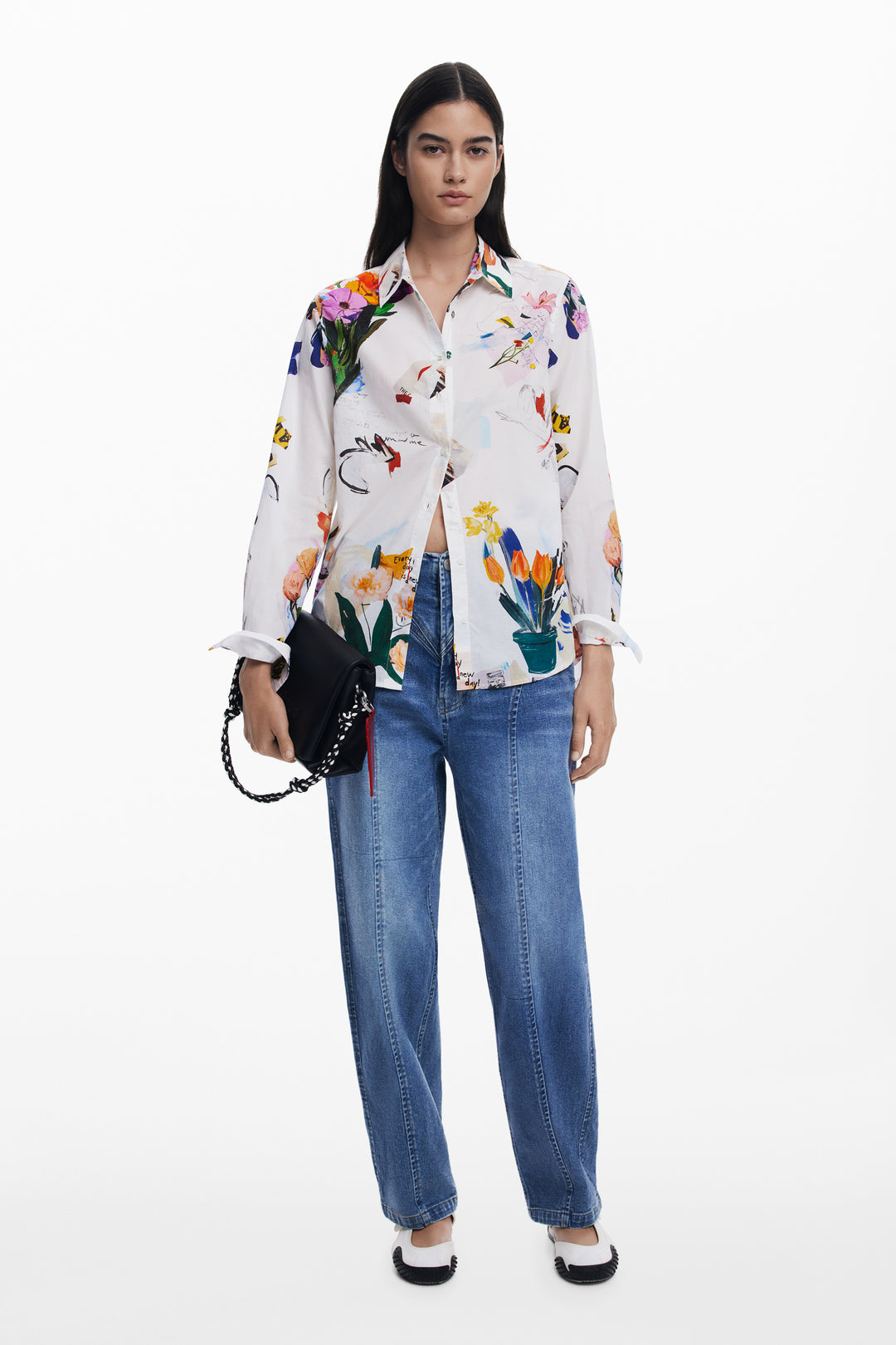Desigual flowers collage Shirt