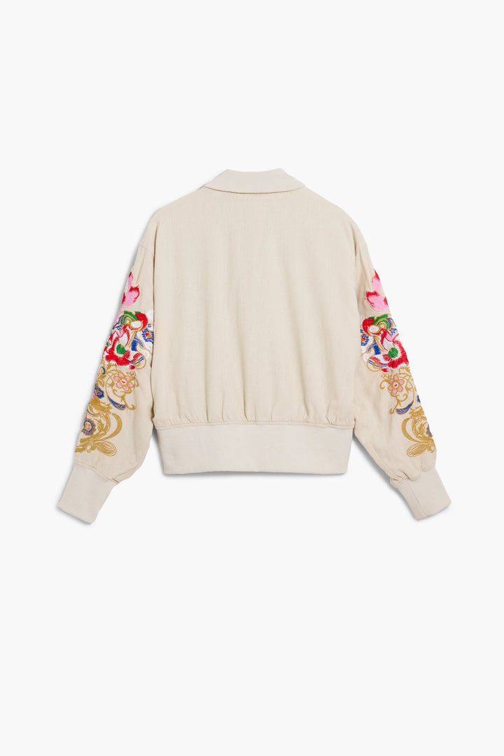 Desigual Floral patch jacket