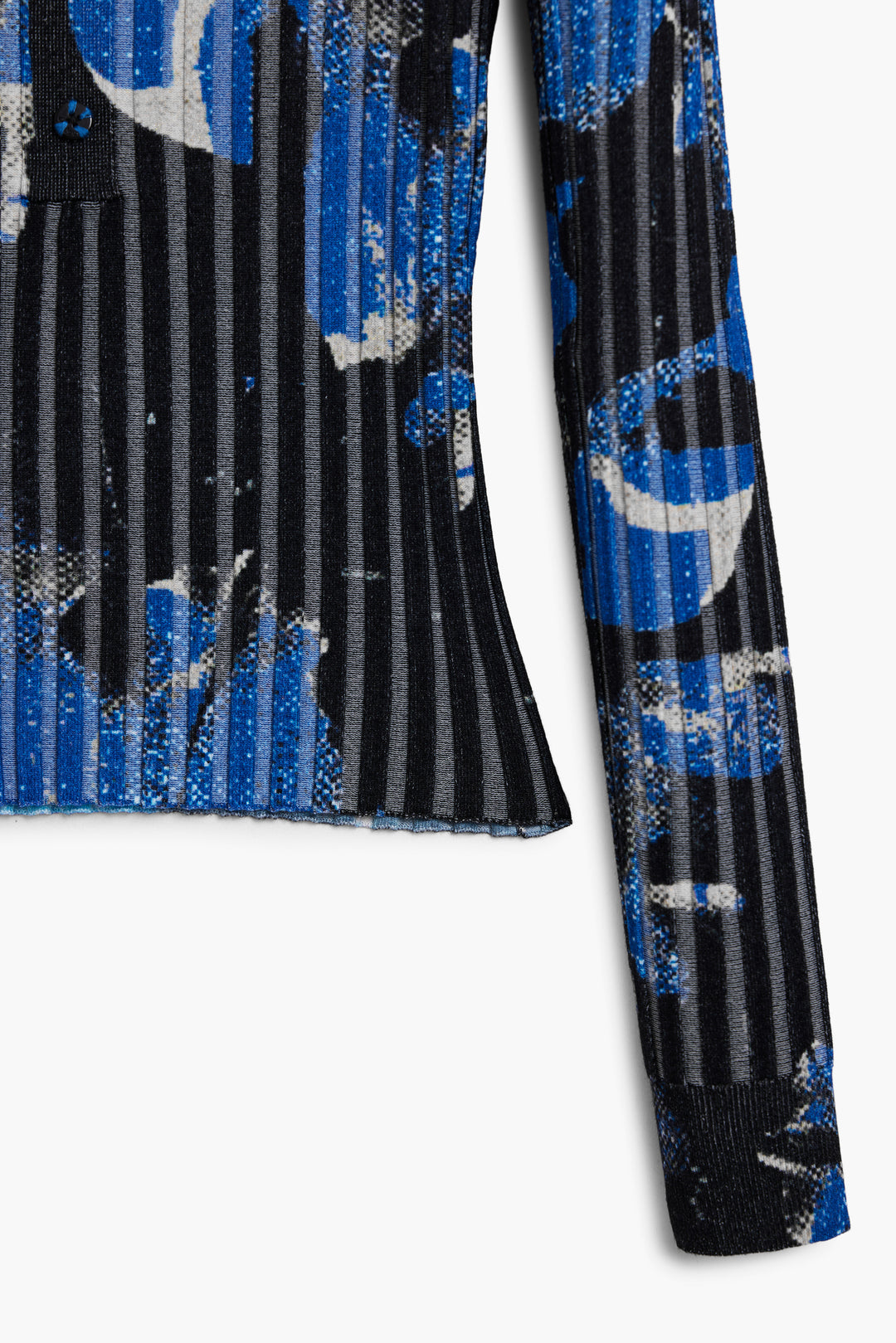 Desigual Fine Floral-Texture Sweater