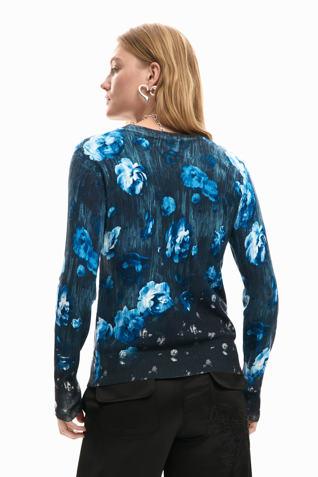 Desigual Fine Floral Sweater
