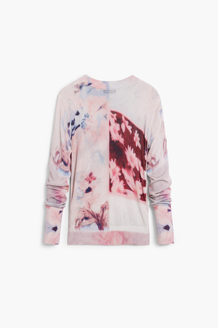 Desigual Fine knit collage sweater