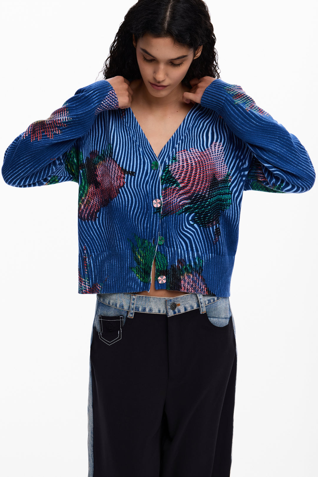 Desigual Floral cardigan