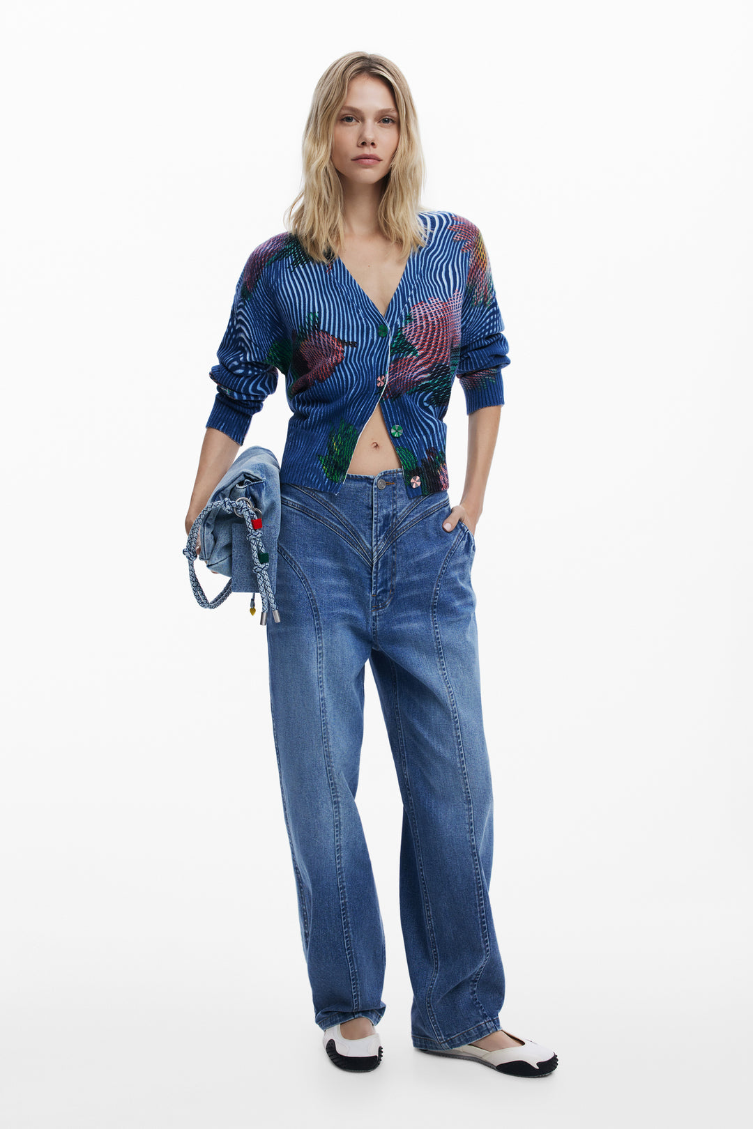 Desigual Floral cardigan