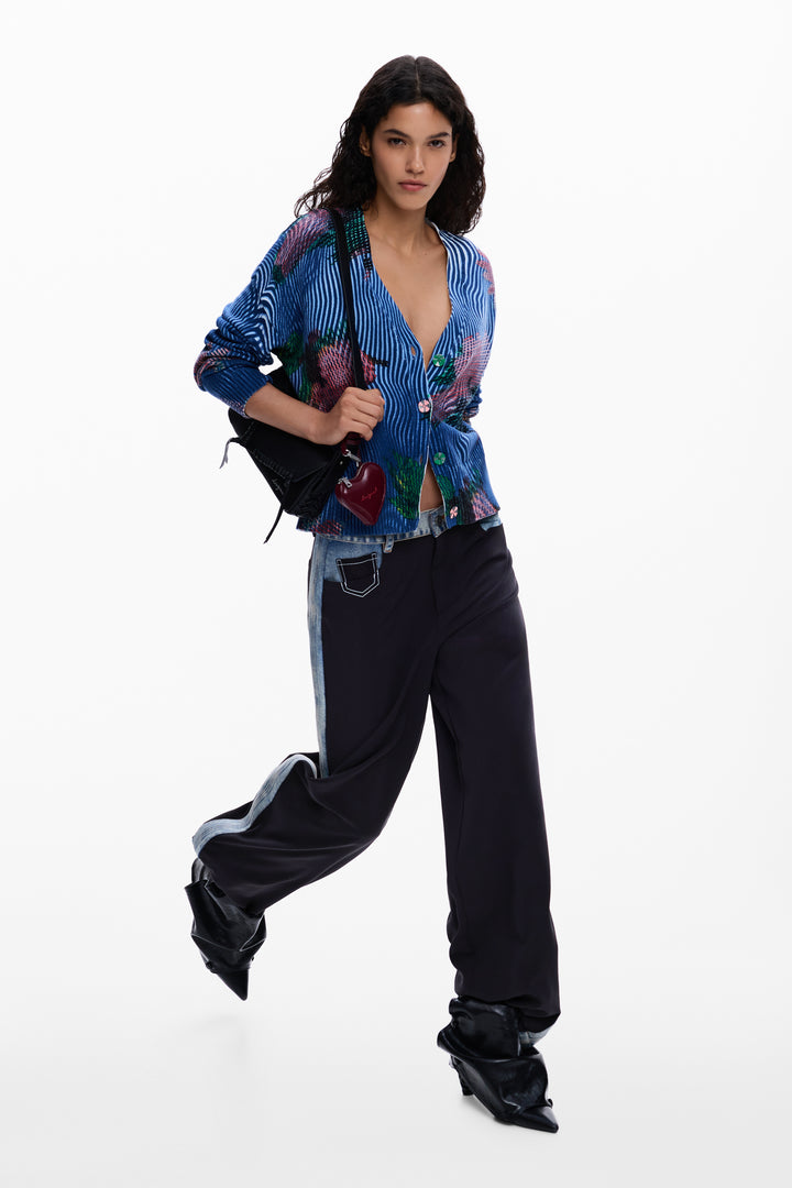 Desigual Floral cardigan