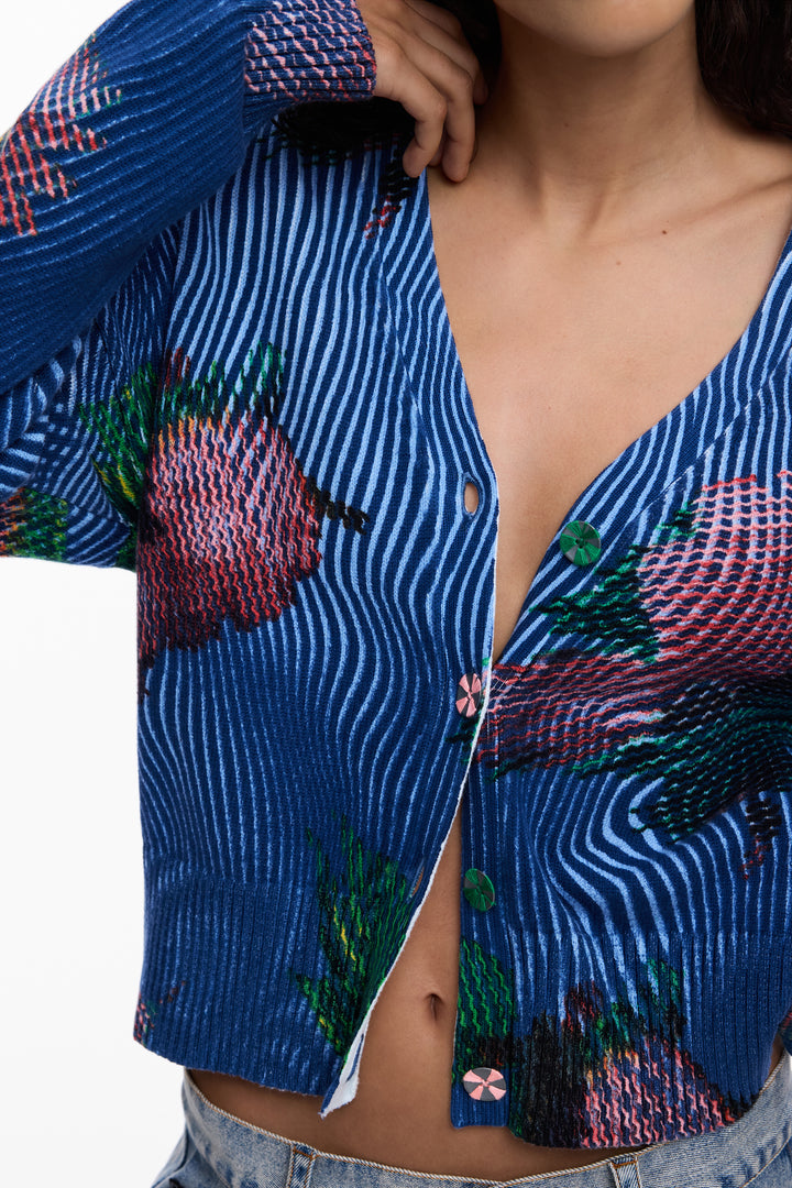 Desigual Floral cardigan